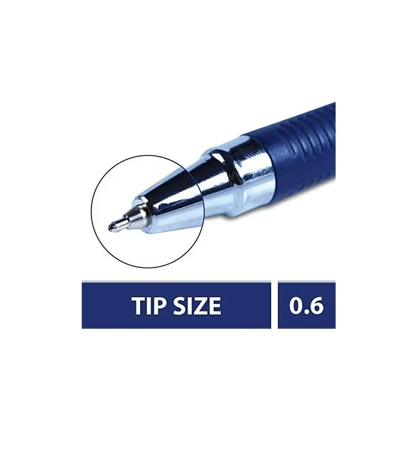 Cello Maxriter 0.6 mm Ball Pen Blue Pen Exam Expert Pack of 10 Pen